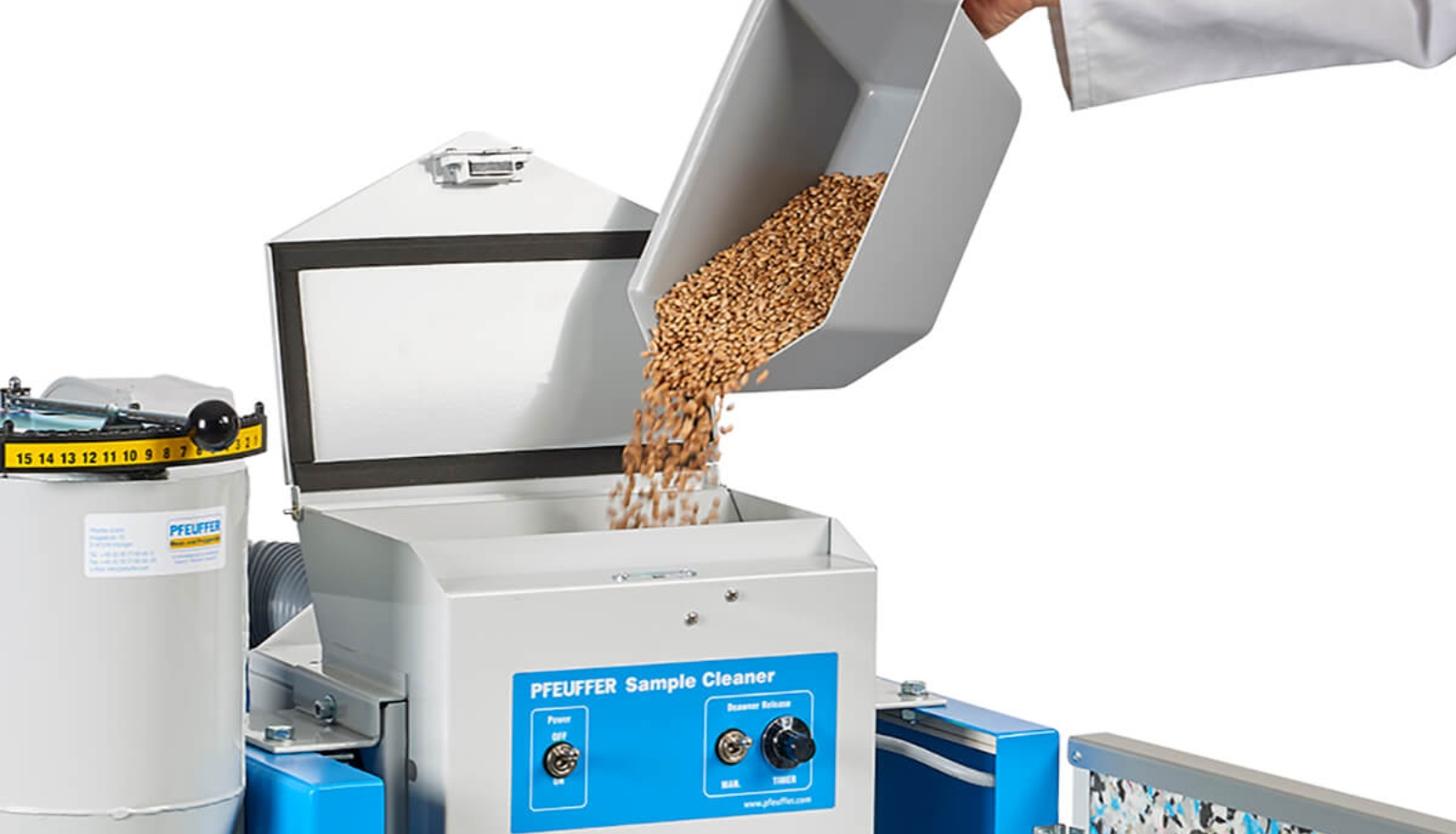 SLN sorter for cleaning<br> and sorting seeds