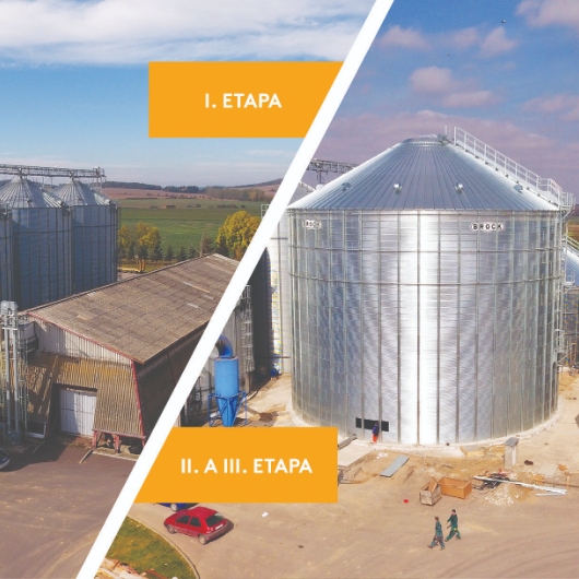Two new BROCK silos for ZEMSPOL Dešná, s.r.o.